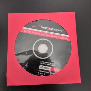 Verizon Wireless Welcome CD To Your New Phone cd Kyocera KX1V 2005 Cell Phone